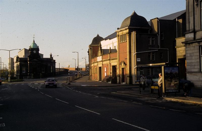 Grangemouth town centre during refurbishment Falkirk Council