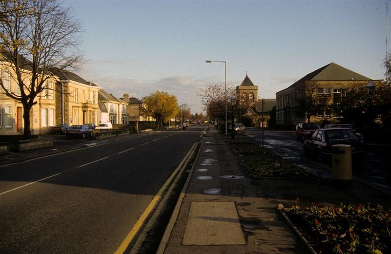 Grangemouth town centre during refurbishment Falkirk Council