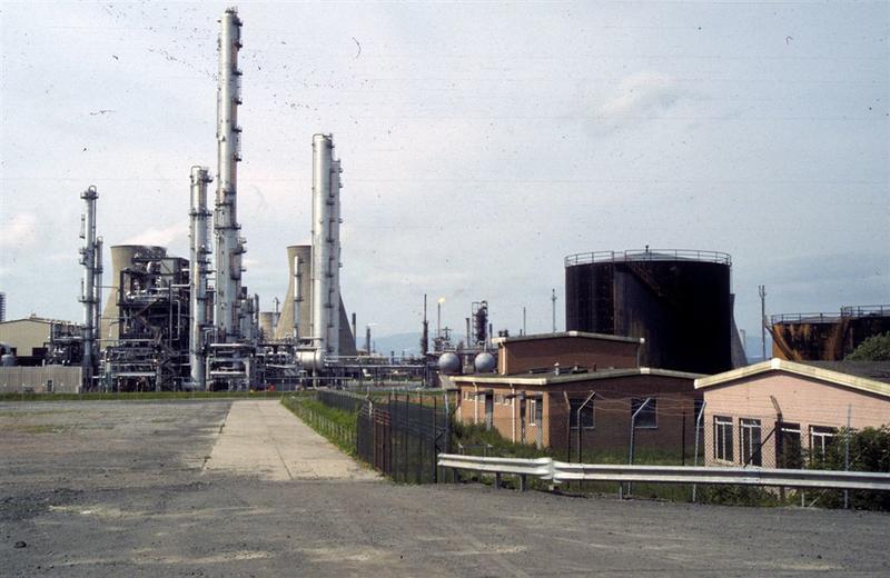 Grangemouth Plant from Wholeflats Road Falkirk Council