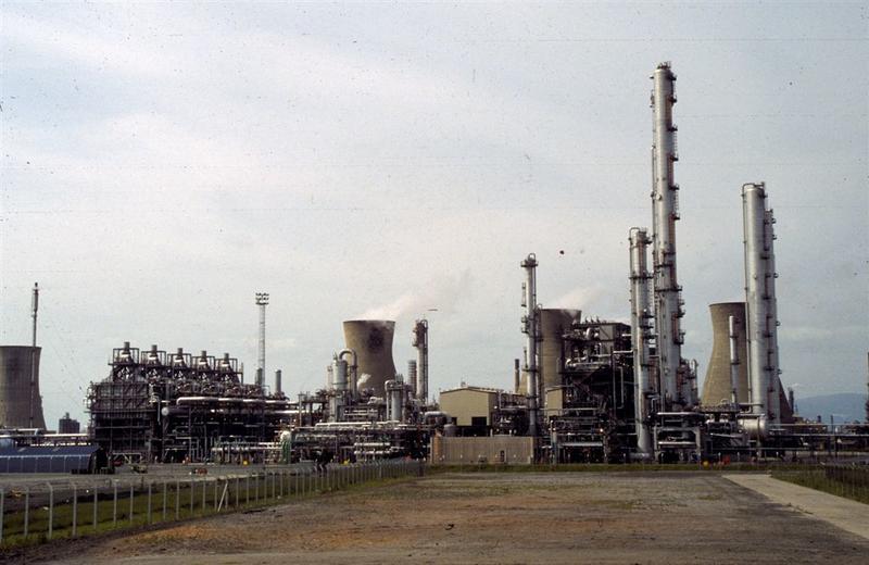 Grangemouth Plant from Wholeflats Road Falkirk Council