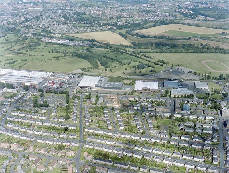 Aerial view Falkirk Council