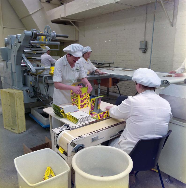 Interior and product shots of McCowans factory Falkirk Council