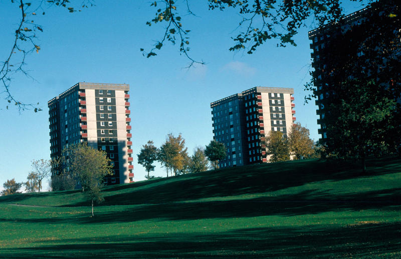 High flats in Callendar Park, Falkirk Falkirk Council