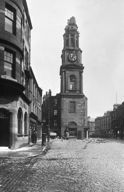 Falkirk Steeple after lightning damage Falkirk Council