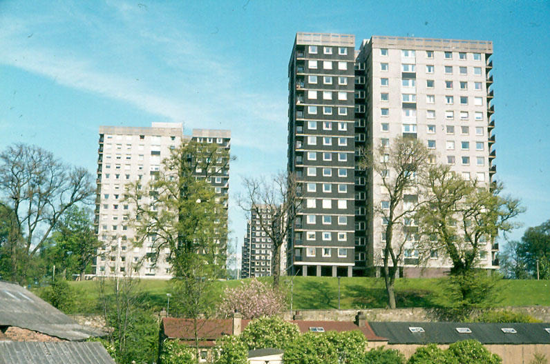 Callendar Estate high flats Falkirk Council