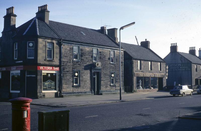 Victoria Bar and N.D. Robertson and Sons shop, Grahams Rd, Falkirk