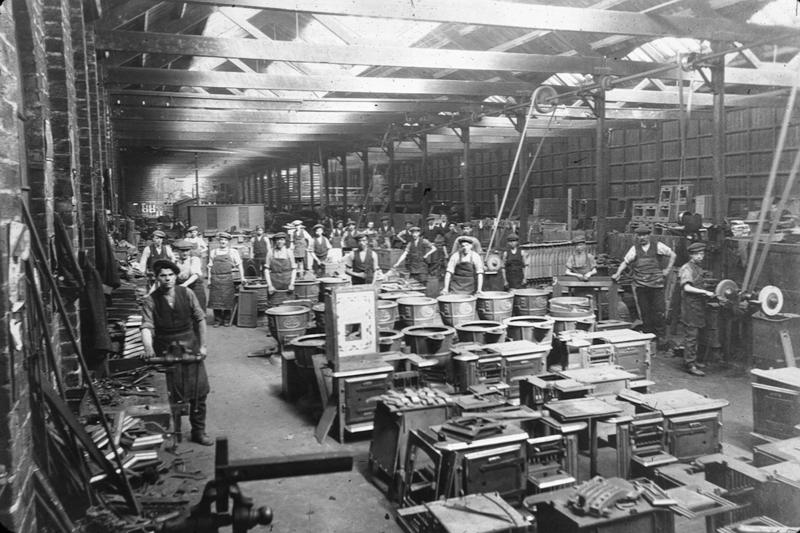 Caledonia Works assembly department Falkirk Council