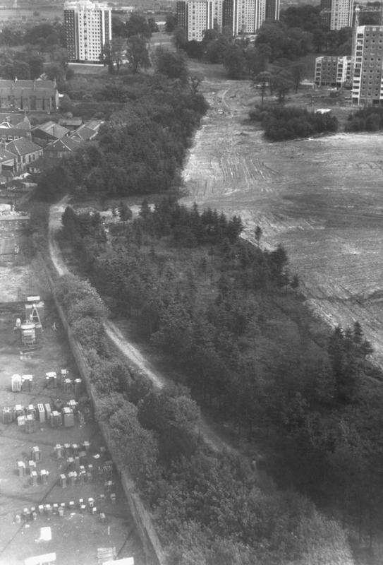 View of Callendar Estate from High Flats Falkirk Council