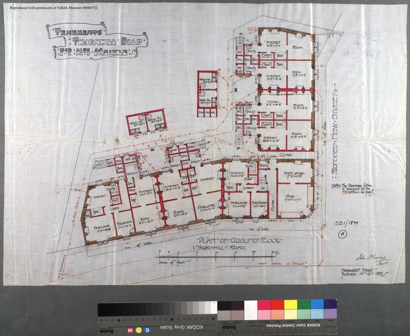 Building Warrant file for Tenements, Thornhill Rd Falkirk Council