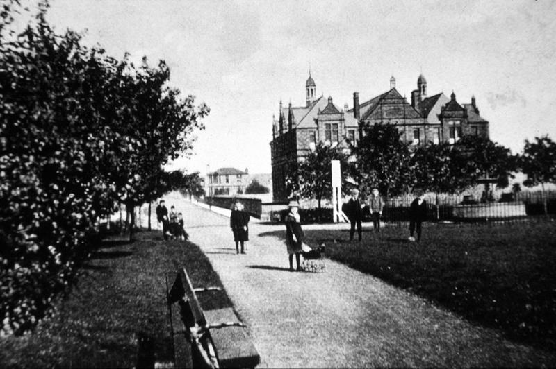Grange School from Zetland Park, Grangemouth Falkirk Council