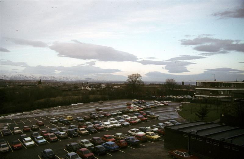 Car park at rear of Municipal Buildings. Falkirk Council