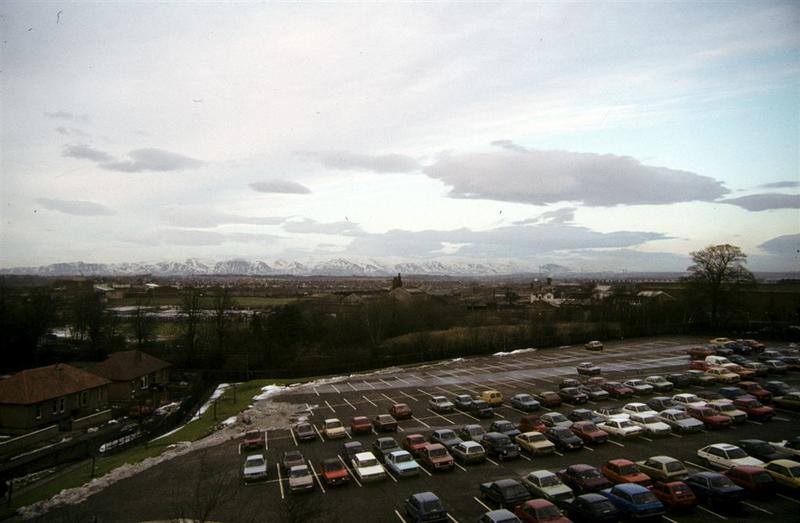 Car park at rear of Municipal Buildings. Falkirk Council