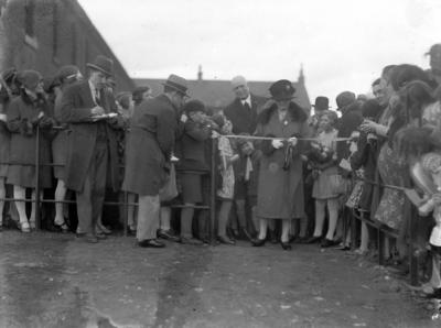 P56670; Mrs F L Burder opening MacLaren Children's Playground