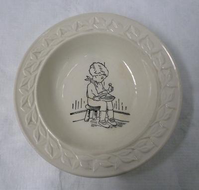 1977-083-001; plate; dessert