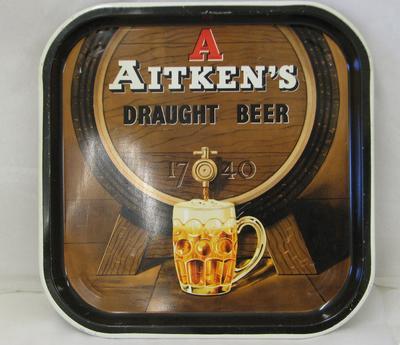 1993-029-001; tray; beer (Aitken's)
