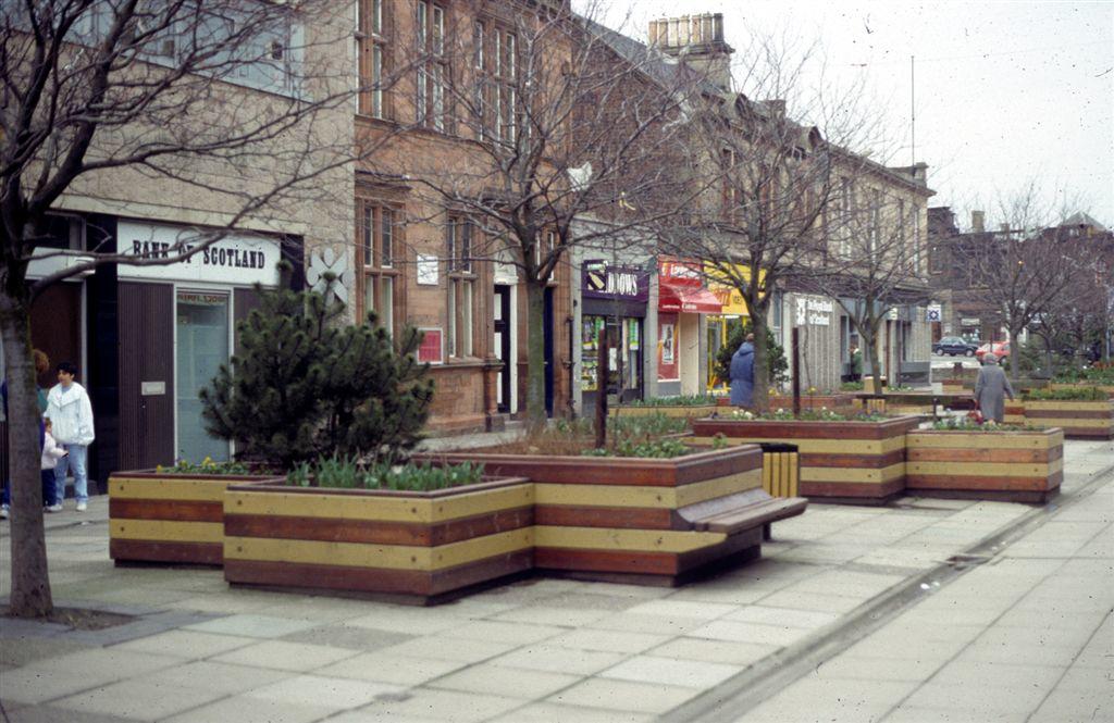 Grangemouth town centre before refurbishment Falkirk Council