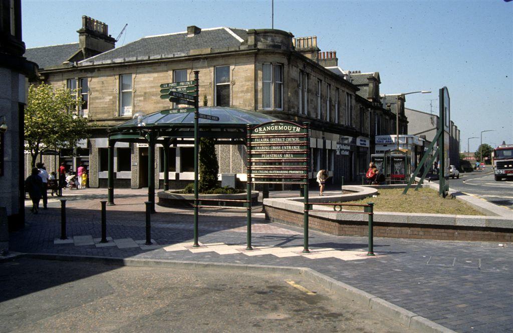 Grangemouth town centre after refurbishment Falkirk Council