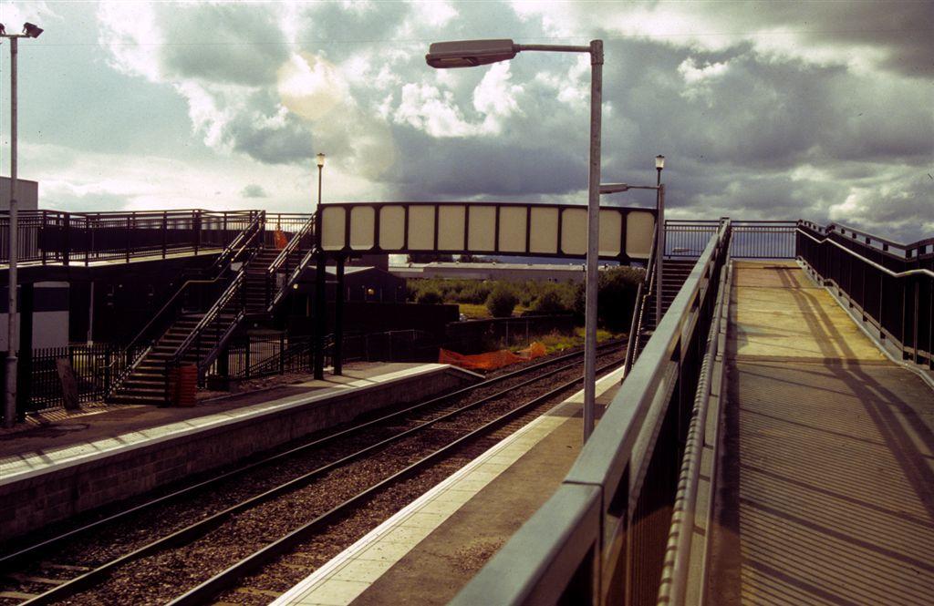 Camelon Railway Station during construction Falkirk Council