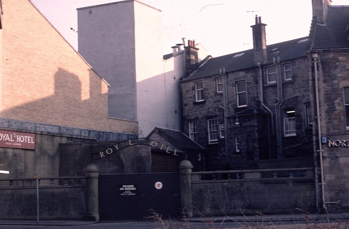 Royal Hotel, Falkirk, from Newmarket St entrance Falkirk Council