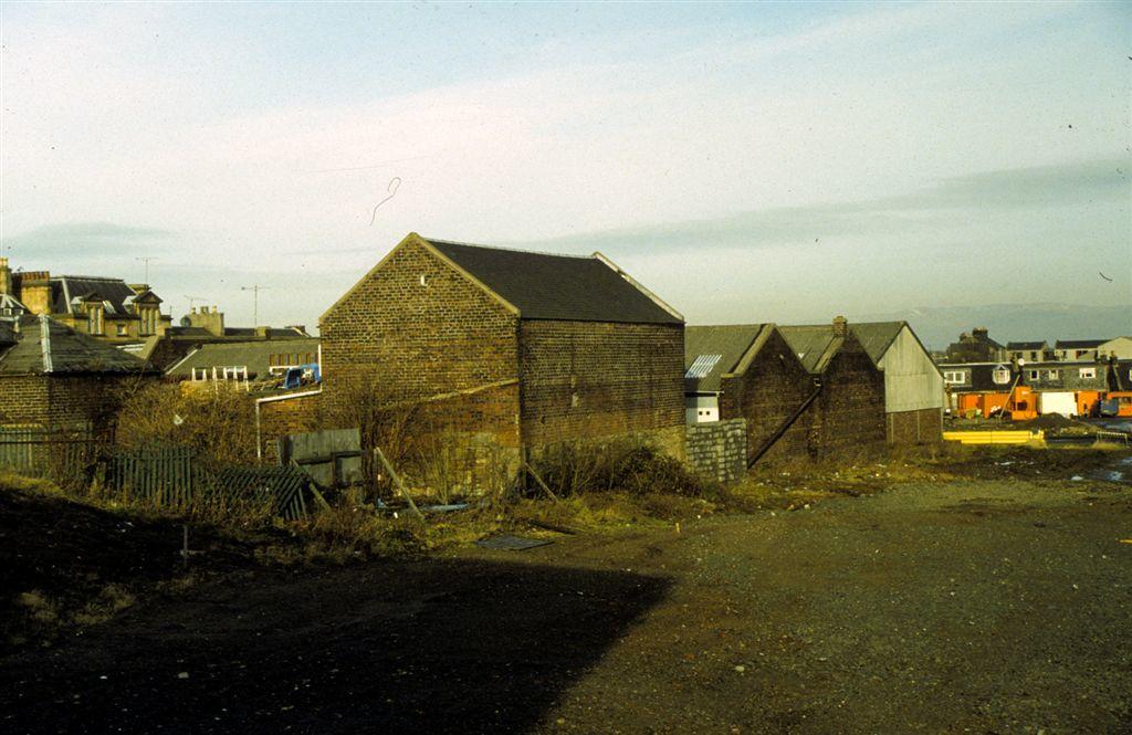Grahams Rd from Central Retail Park during construction Falkirk Council