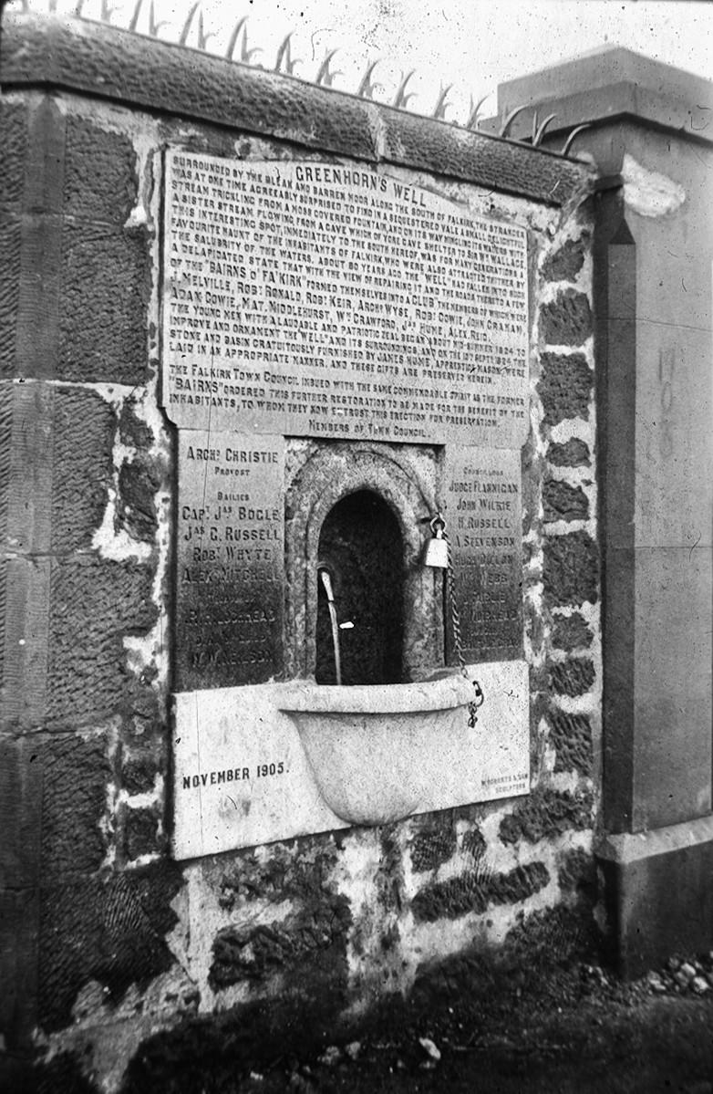 Greenhorn's Well. Falkirk Council