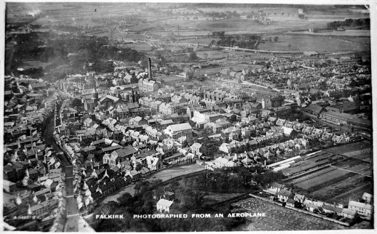 Aerial view of Falkirk Falkirk Council