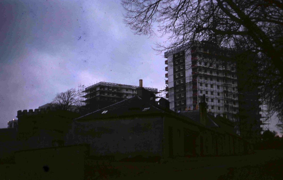 Callendar Park Flats under construction Falkirk Council
