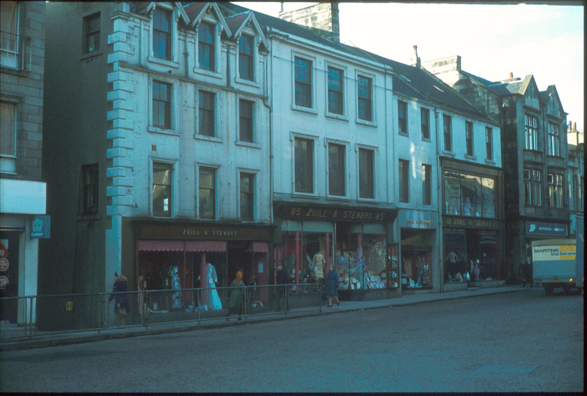 High St, Falkirk showing Zuill and Stewart's shop Falkirk Council