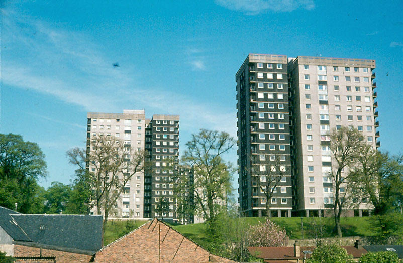Callendar Estate high flats Falkirk Council