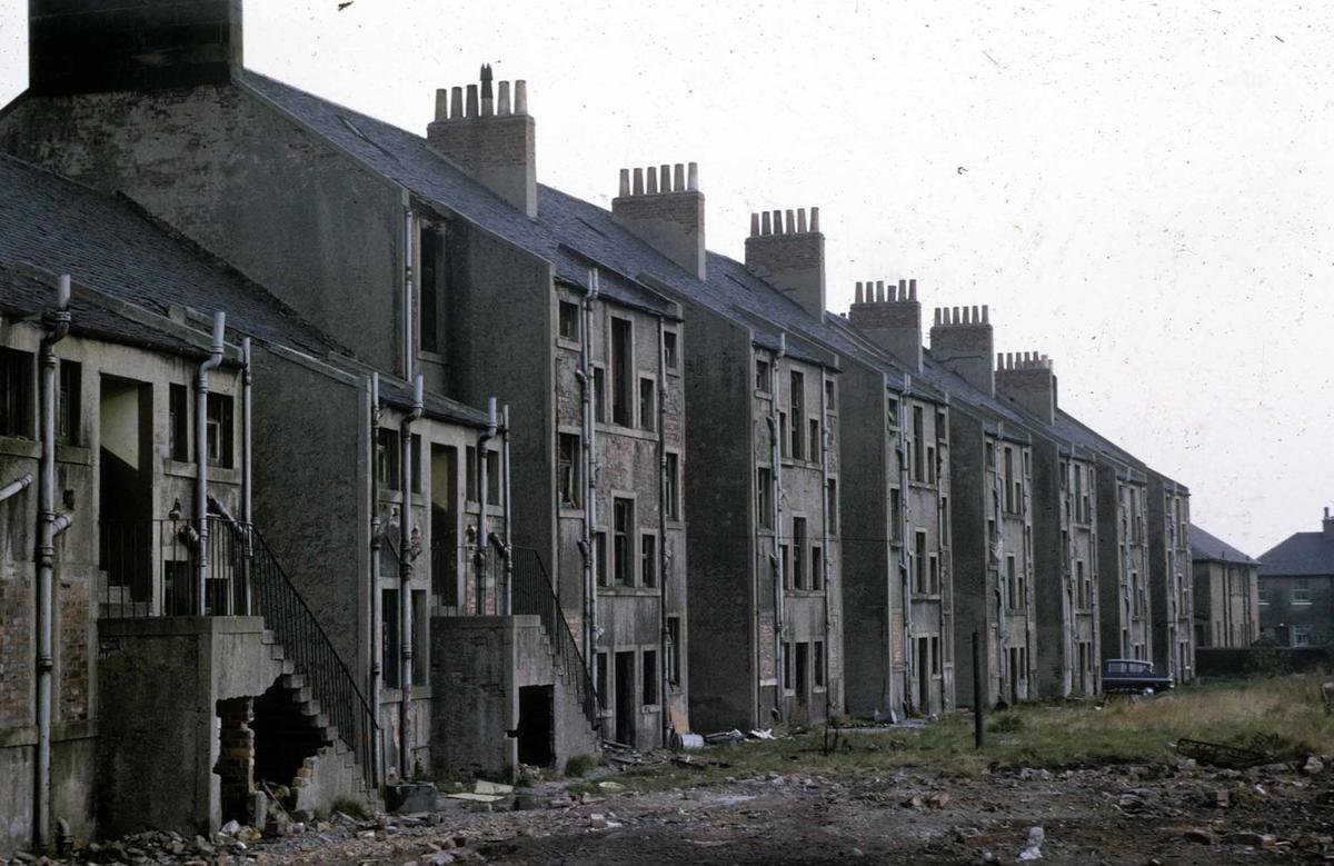 Derelict building, Gairdoch St, Bainsford Falkirk Council