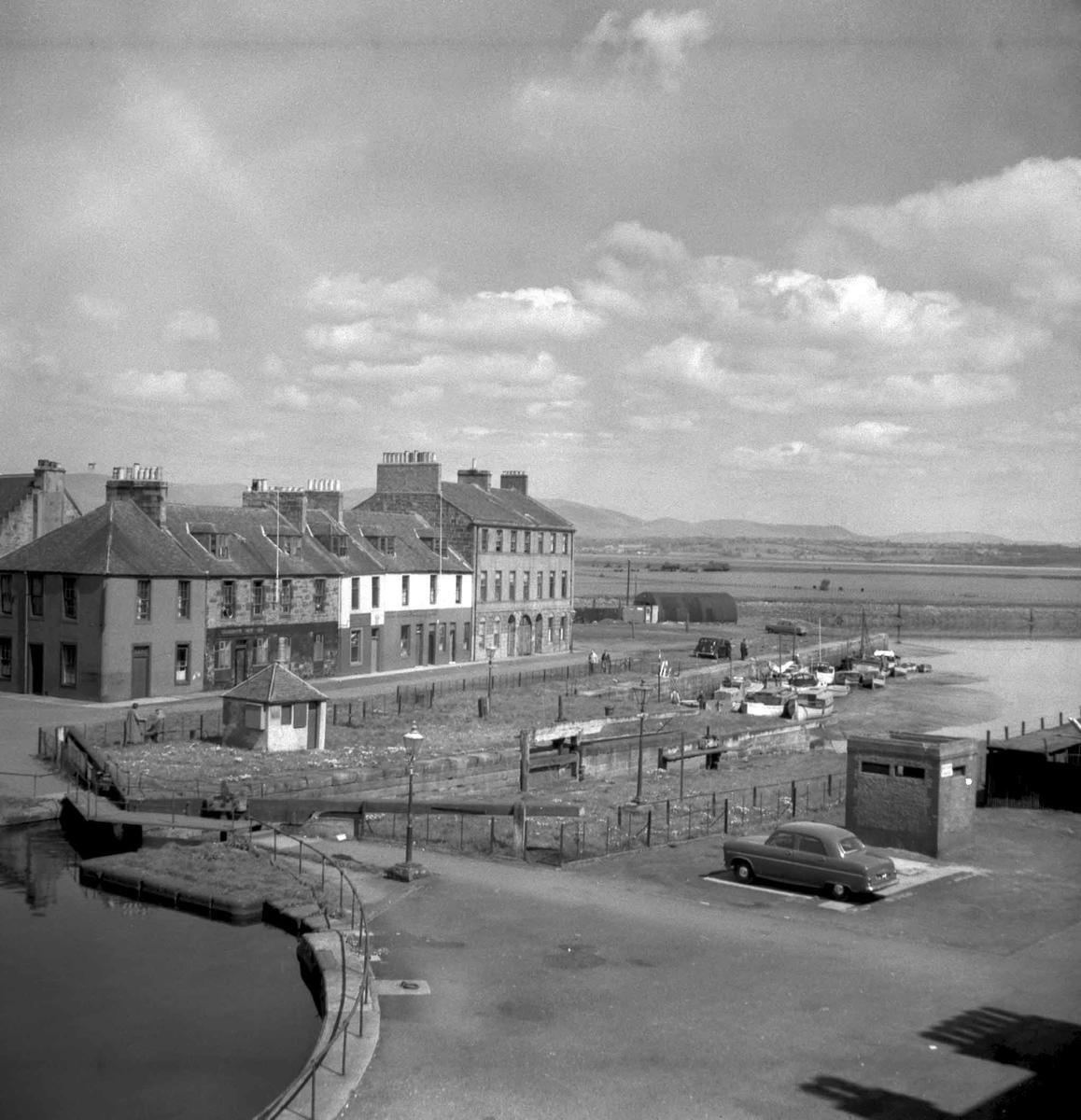 North Harbour Street and old harbour, Old Grangemouth Falkirk Council