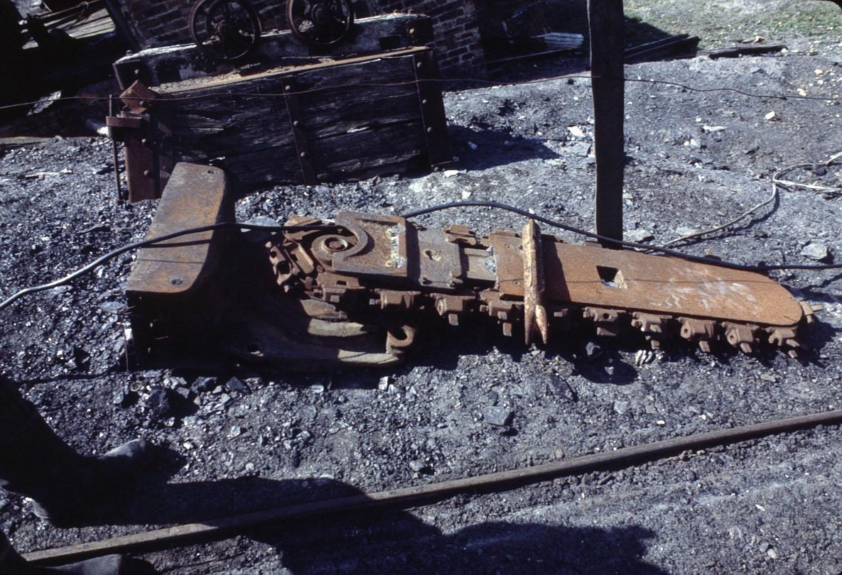 Coal cutting machine, Oakerdykes Pit Falkirk Community Trust