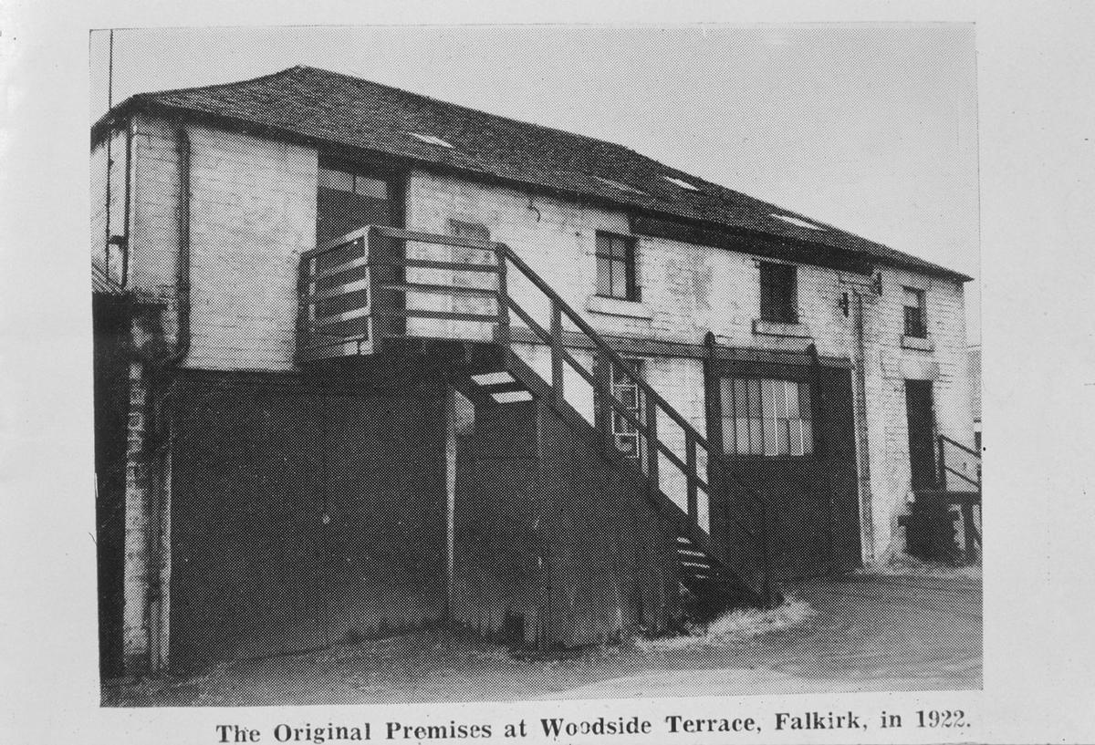 Millar's Garage original premises at Woodside Terrace Falkirk Council