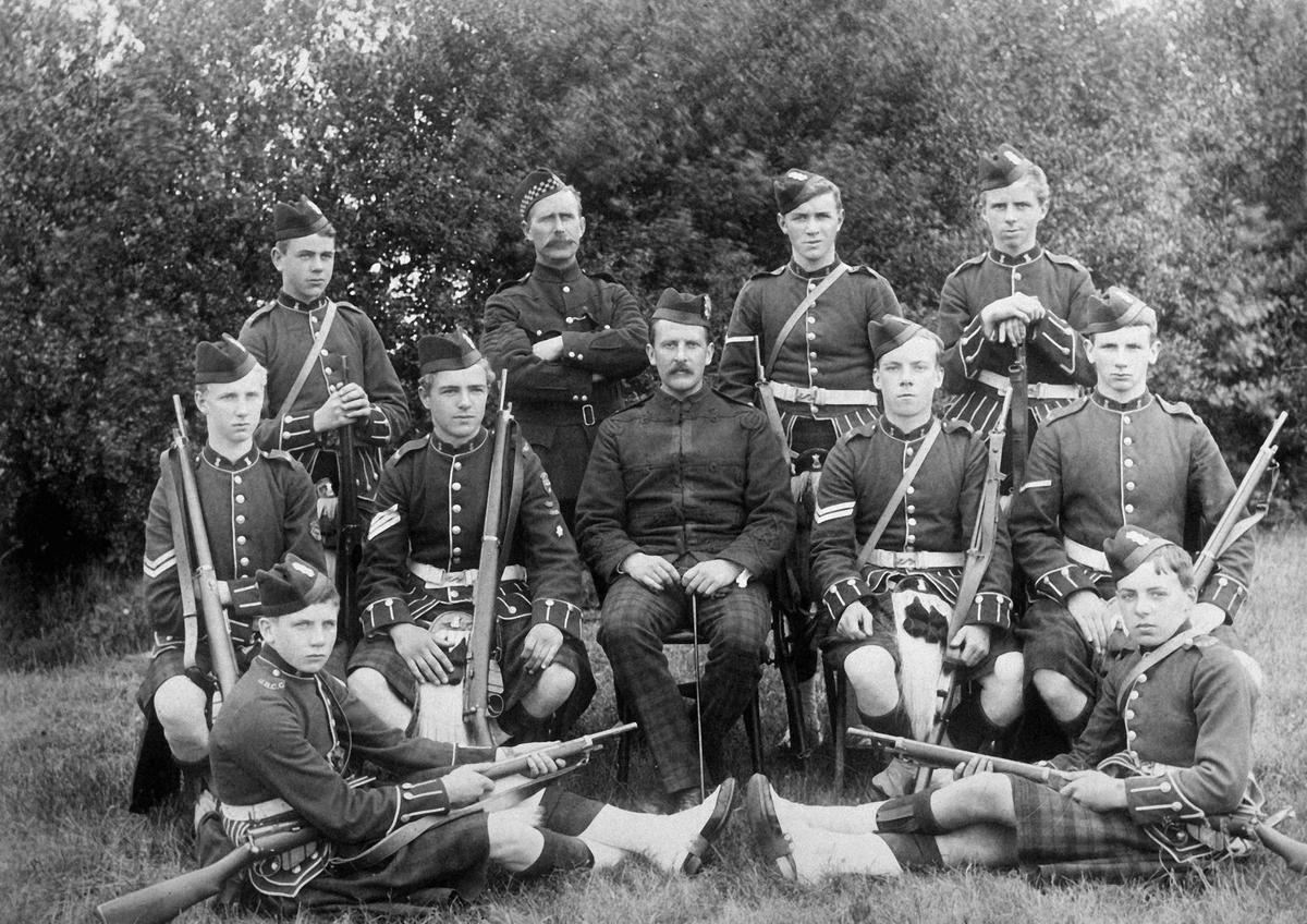"Staff and pupils of Blair Lodge Public School 1889" Falkirk Council