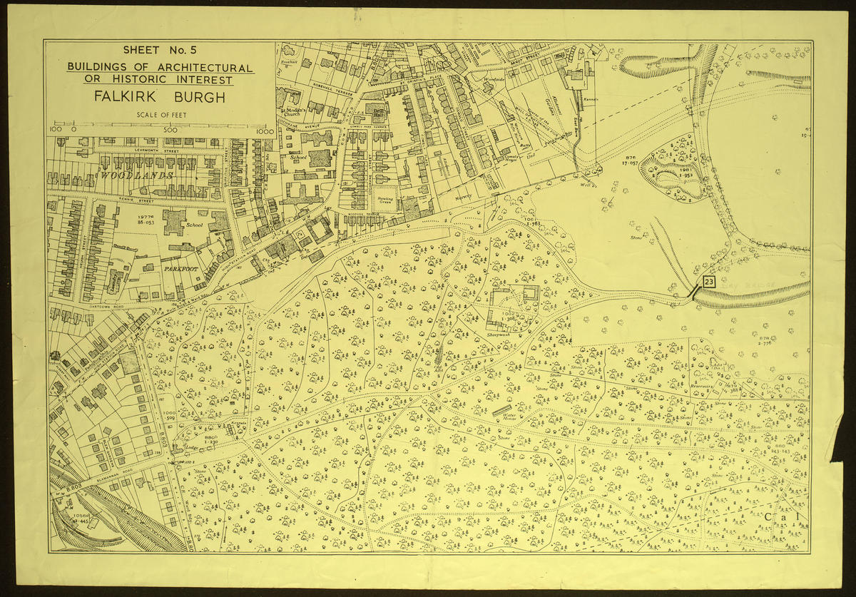 Map of Falkirk Burgh Falkirk Council