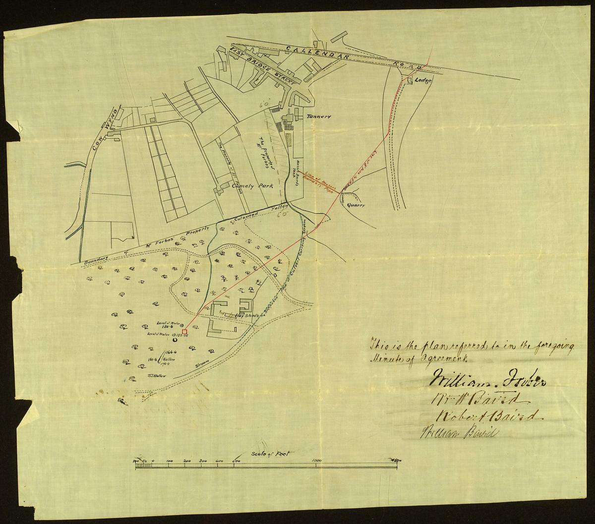 Map of Falkirk Callendar Road Falkirk Council