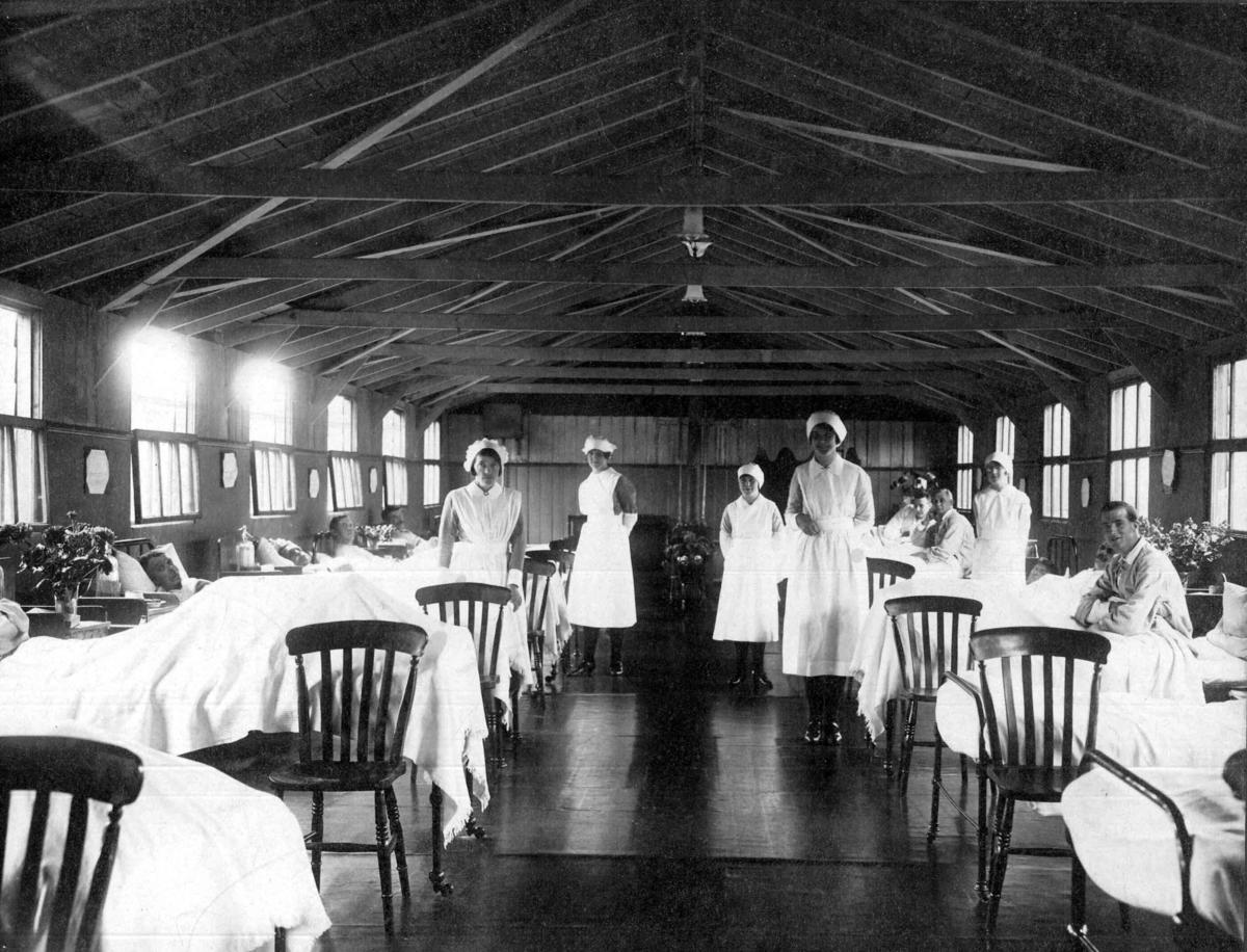 Wooden Hut Ward at Falkirk Infirmary,Thornhill Rd Falkirk Council