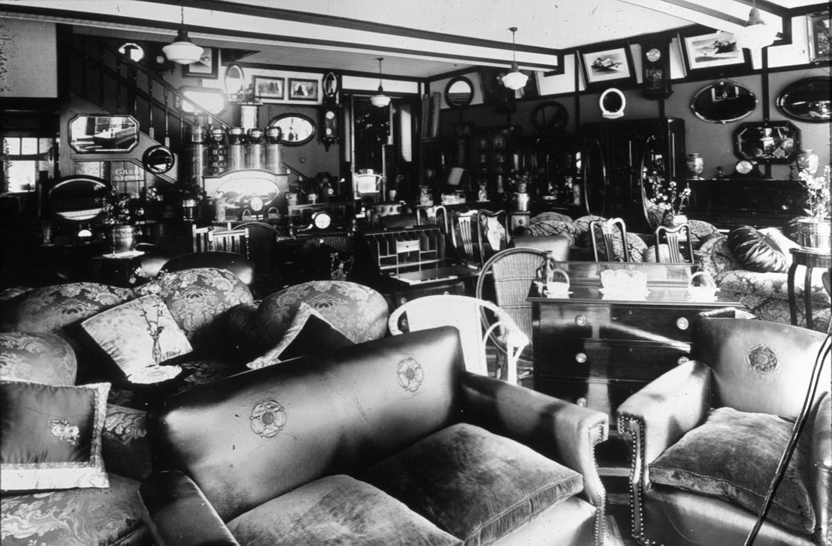 Interior of furniture shop Falkirk Council