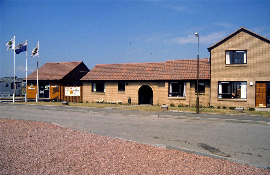 Barratt housing development at Chambers Drive, Carronshore Falkirk
