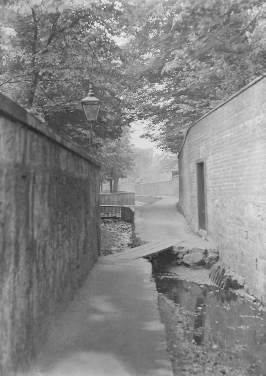 West Burn at its junction with Jenny Mair's Burn Falkirk Council